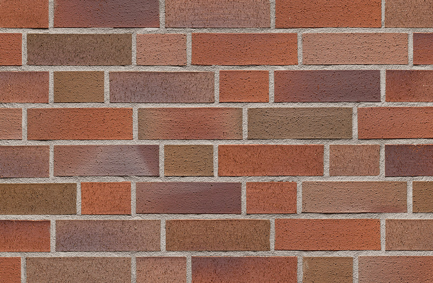 Bevergern bläulich-bunt geschält ABC кирпич клинкерный, fuga-4