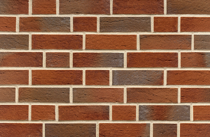 Gravenhorster rot-bunt ABC кирпич клинкерный, fuga-1
