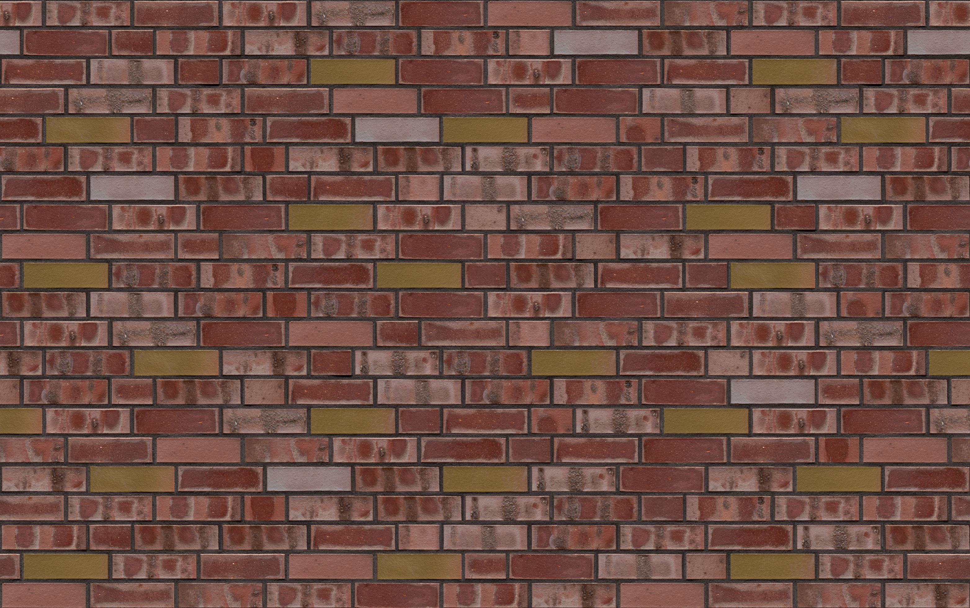 609104 Brandenburg rot-bunt mit Gelbanteil glatt ABC кирпич клинкерный, fuga-1