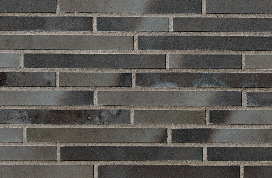 Atlantis grau-anthrazit glatt LF ABC кирпич клинкерный, fuga-1