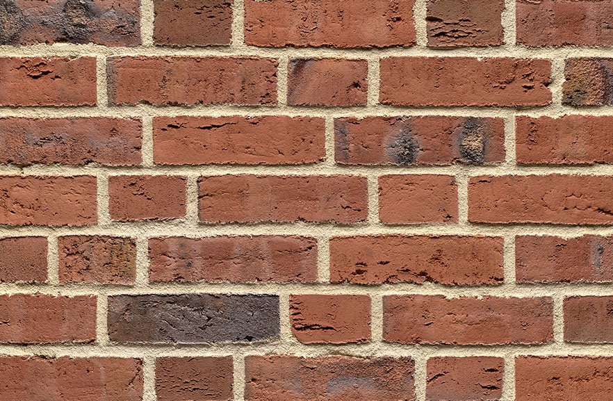Manufacta® Wilsum rot Kohlebrand ABC кирпич клинкерный, fuga-3