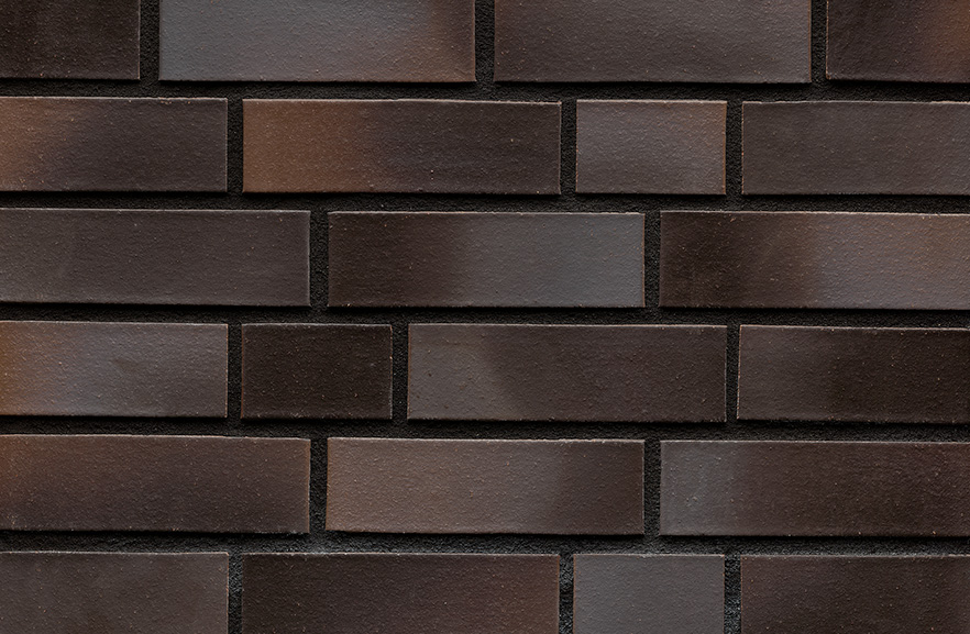 Trier anthrazit-braun-bunt geflammt 205254, fuga -3, ABC клинкерный кирпич