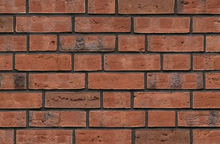 Manufacta® Westfalen rot Kohlebrand ABC кирпич клинкерный, fuga-1