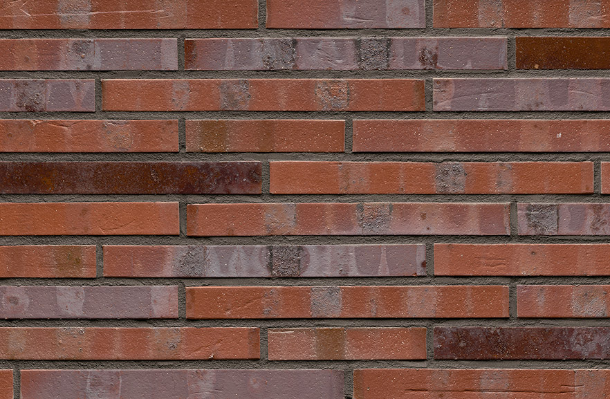 Schleswig bläulich-bunt Kohlebrand Hamburger LF ABC кирпич клинкерный, fuga-4