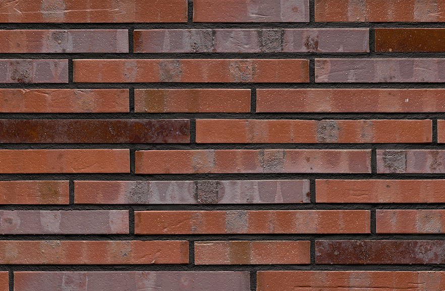 Schleswig bläulich-bunt Kohlebrand Hamburger LF ABC кирпич клинкерный, fuga-6