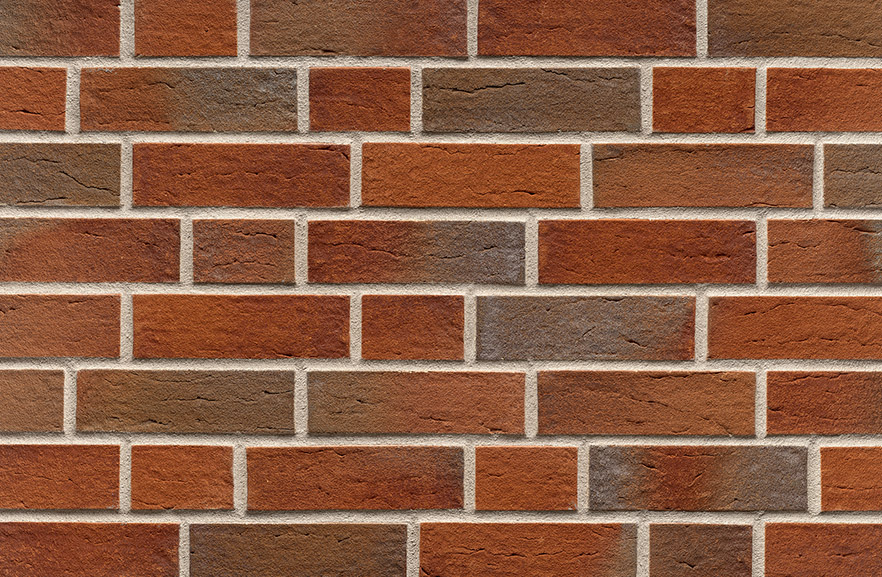 Gravenhorster rot-bunt ABC кирпич клинкерный, fuga-3