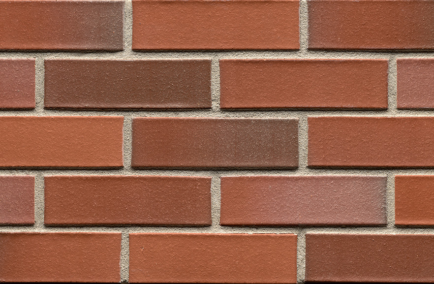 Ammerland rot-bunt glatt ABC кирпич клинкерный, fuga-3