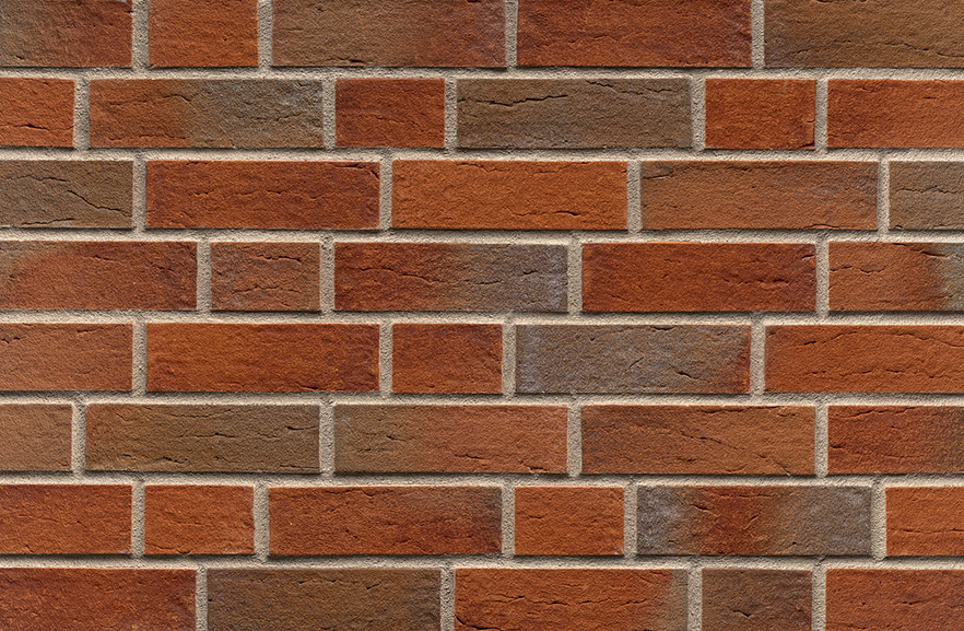 Gravenhorster rot-bunt ABC кирпич клинкерный, fuga-2