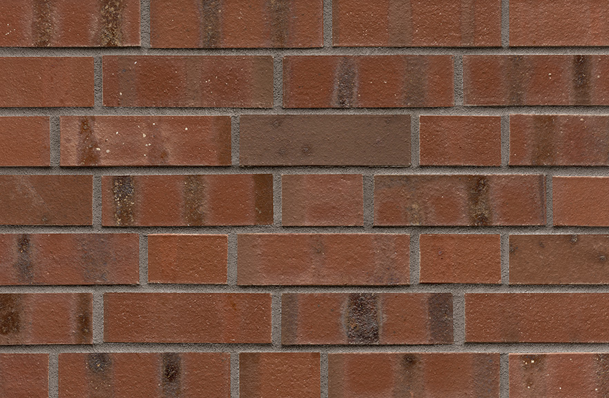 Büsum braun-bunt Schmolz Kohlebrand glatt ABC кирпич клинкерный, fuga-4
