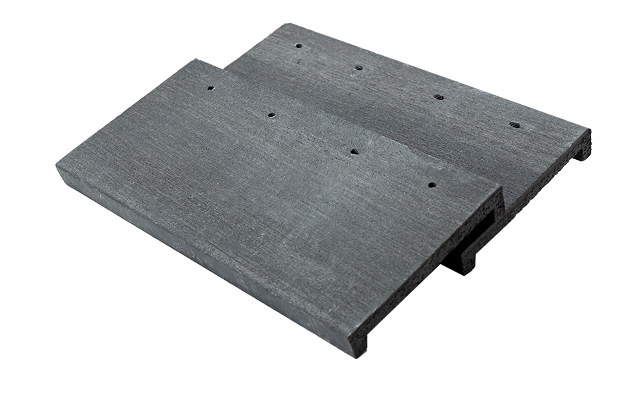 NORDIC 14 Schieferschwarz 365x250x30x14, ABC Клинкерная плитка для Фасада и Кровли, Вент Фасад