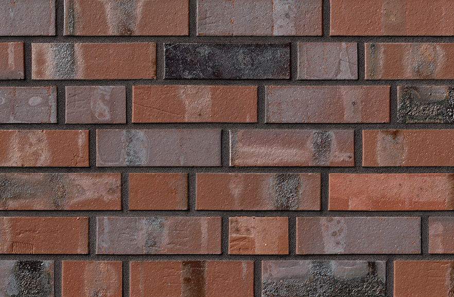 Holstein braun-blau Kohlebrand ABC кирпич клинкерный, fuga-1