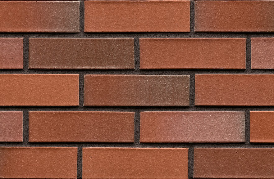 Ammerland rot-bunt glatt ABC кирпич клинкерный, fuga-2