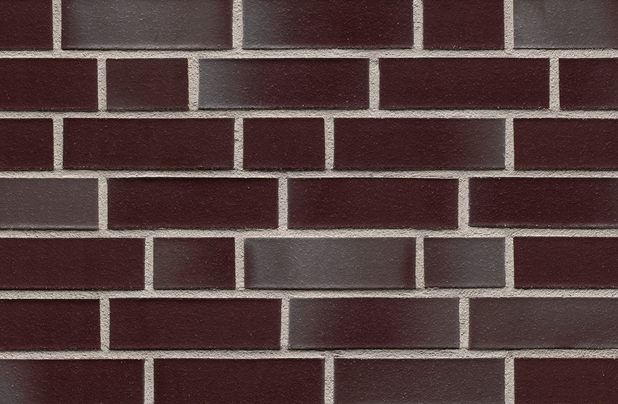 Dessau bordeaux-blau glatt ABC кирпич клинкерный, fuga-2