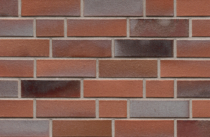 Oldenburg rot-bunt glatt ABC кирпич клинкерный, fuga-2
