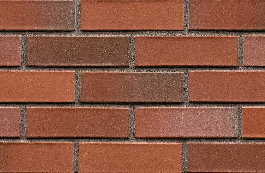 Ammerland rot-bunt glatt ABC кирпич клинкерный, fuga-1