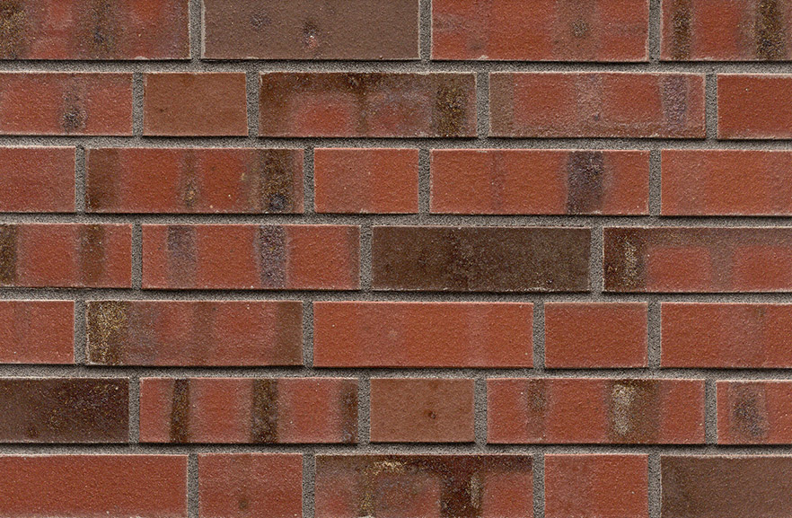 Baltrum rot-bunt Schmolz mit Kohlebrand ABC кирпич клинкерный, fuga-5