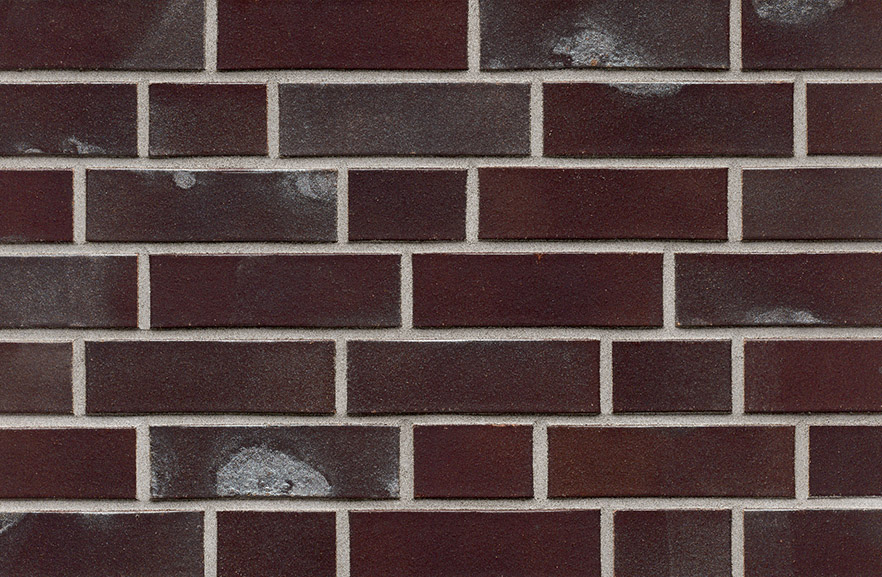 Leipzig aubergine Kohlebrand ABC кирпич клинкерный, fuga-3