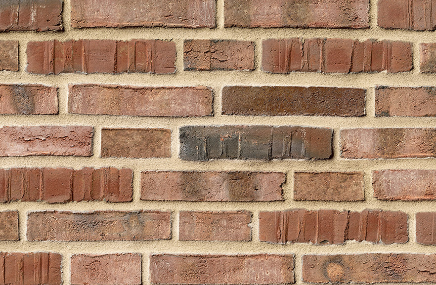 Manufacta® Stavanger Kohlebrand ABC кирпич клинкерный, fuga-1