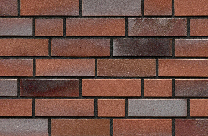 Oldenburg rot-bunt glatt ABC кирпич клинкерный, fuga-4