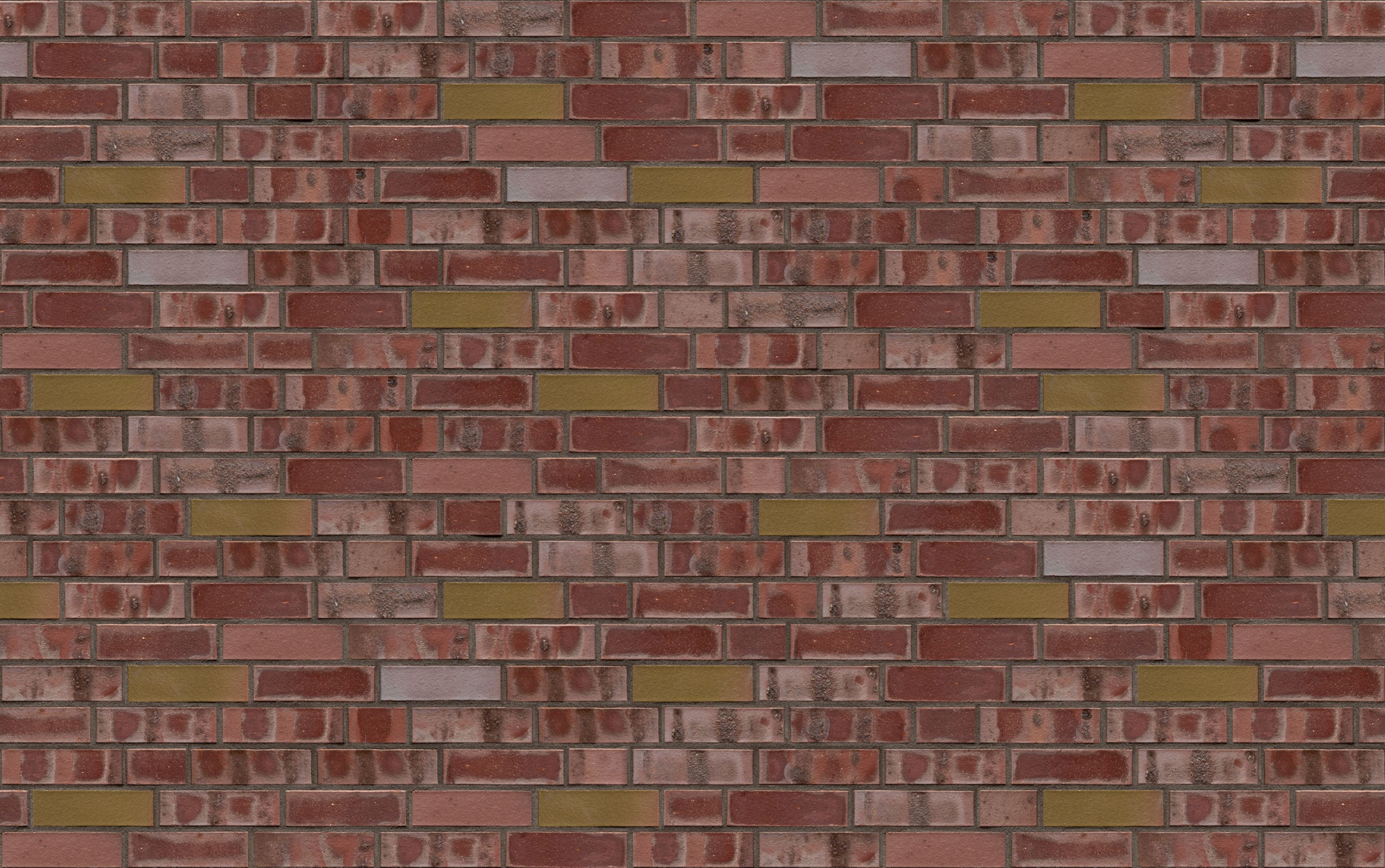 609104 Brandenburg rot-bunt mit Gelbanteil glatt ABC кирпич клинкерный, fuga-2