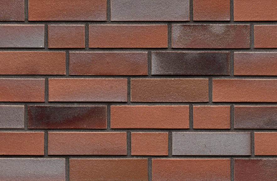 Oldenburg rot-bunt glatt ABC кирпич клинкерный, fuga-3