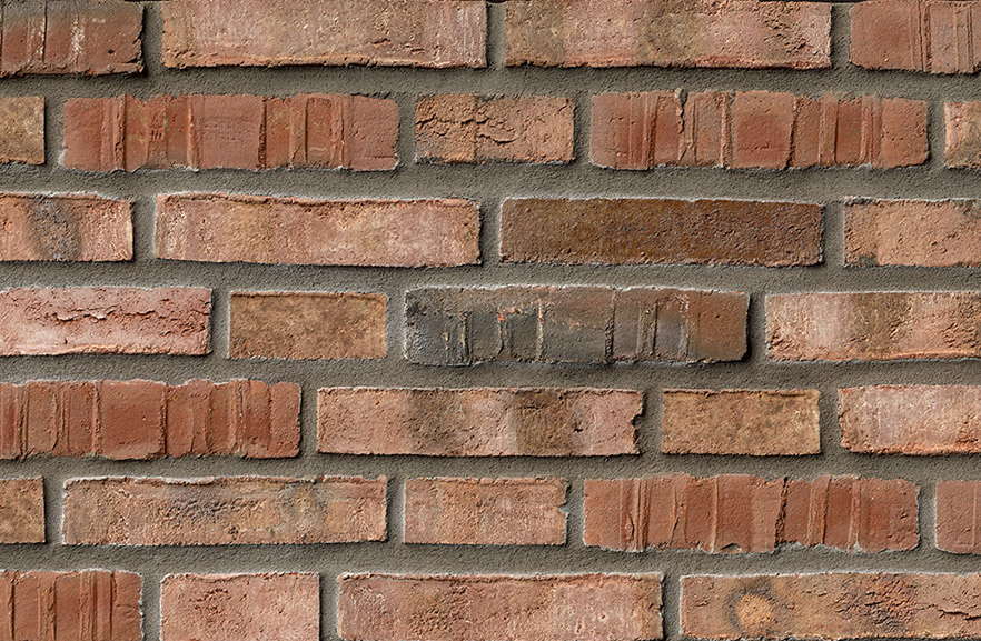 Manufacta® Stavanger Kohlebrand ABC кирпич клинкерный, fuga-2