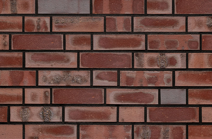 600104 Brandenburg rot-bunt glatt ABC кирпич клинкерный, fuga-6