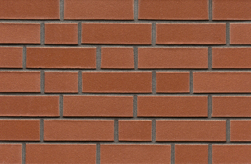 Münsterland rot-nuanciert glatt ABC кирпич клинкерный, fuga-3
