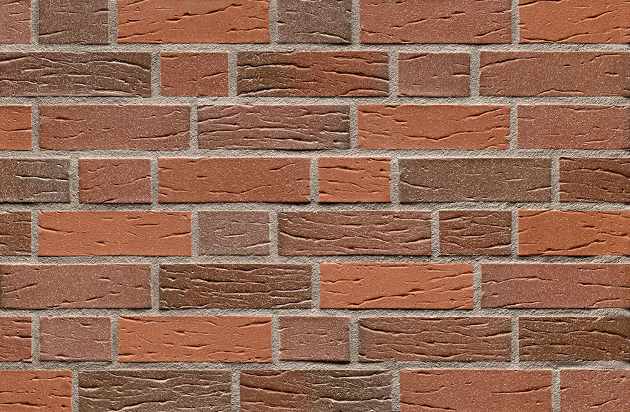 Ammerland rot-bunt genarbt-besandet ABC кирпич клинкерный, fuga-4