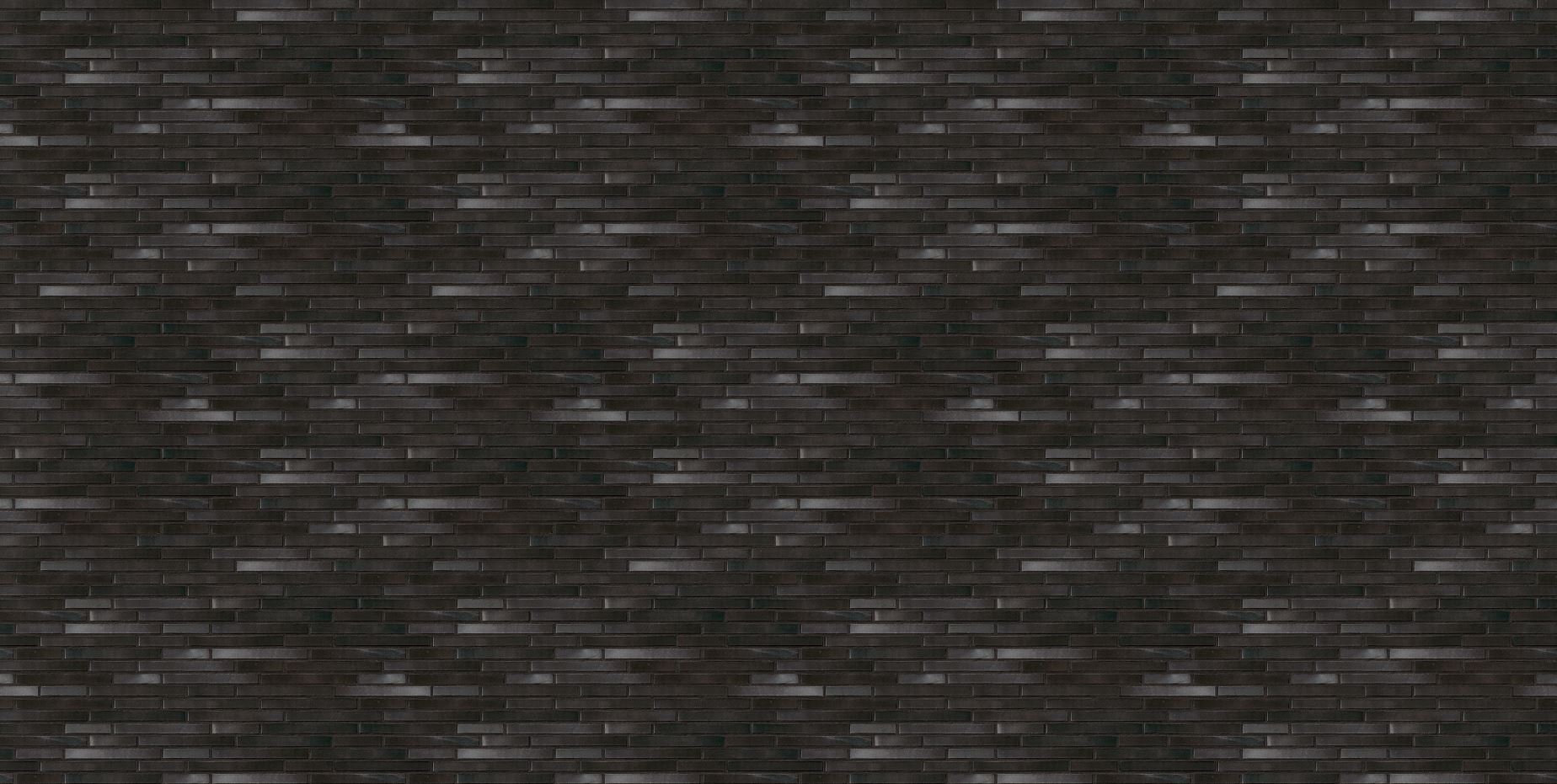 Hamburg schwarz-blau-bunt glatt-1 1002 LF 490x52 мм, ABC кирпич ригельный клинкерный Langformat