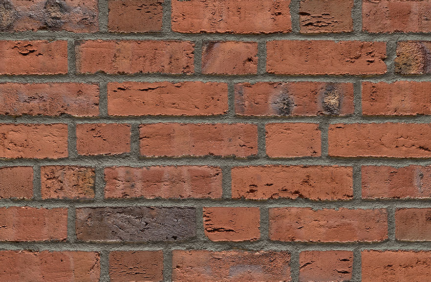 Manufacta® Wilsum rot Kohlebrand ABC кирпич клинкерный, fuga-1