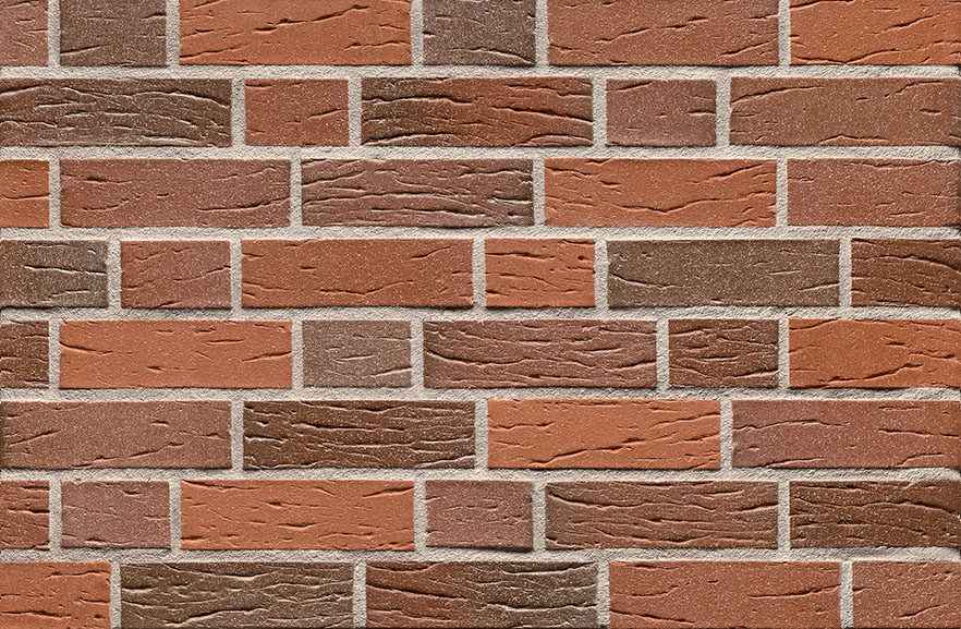 Ammerland rot-bunt genarbt-besandet ABC кирпич клинкерный, fuga-3