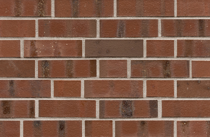 Büsum braun-bunt Schmolz Kohlebrand glatt ABC кирпич клинкерный, fuga-3