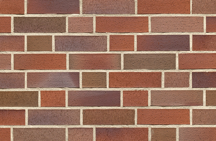 Bevergern bläulich-bunt geschält ABC кирпич клинкерный, fuga-3