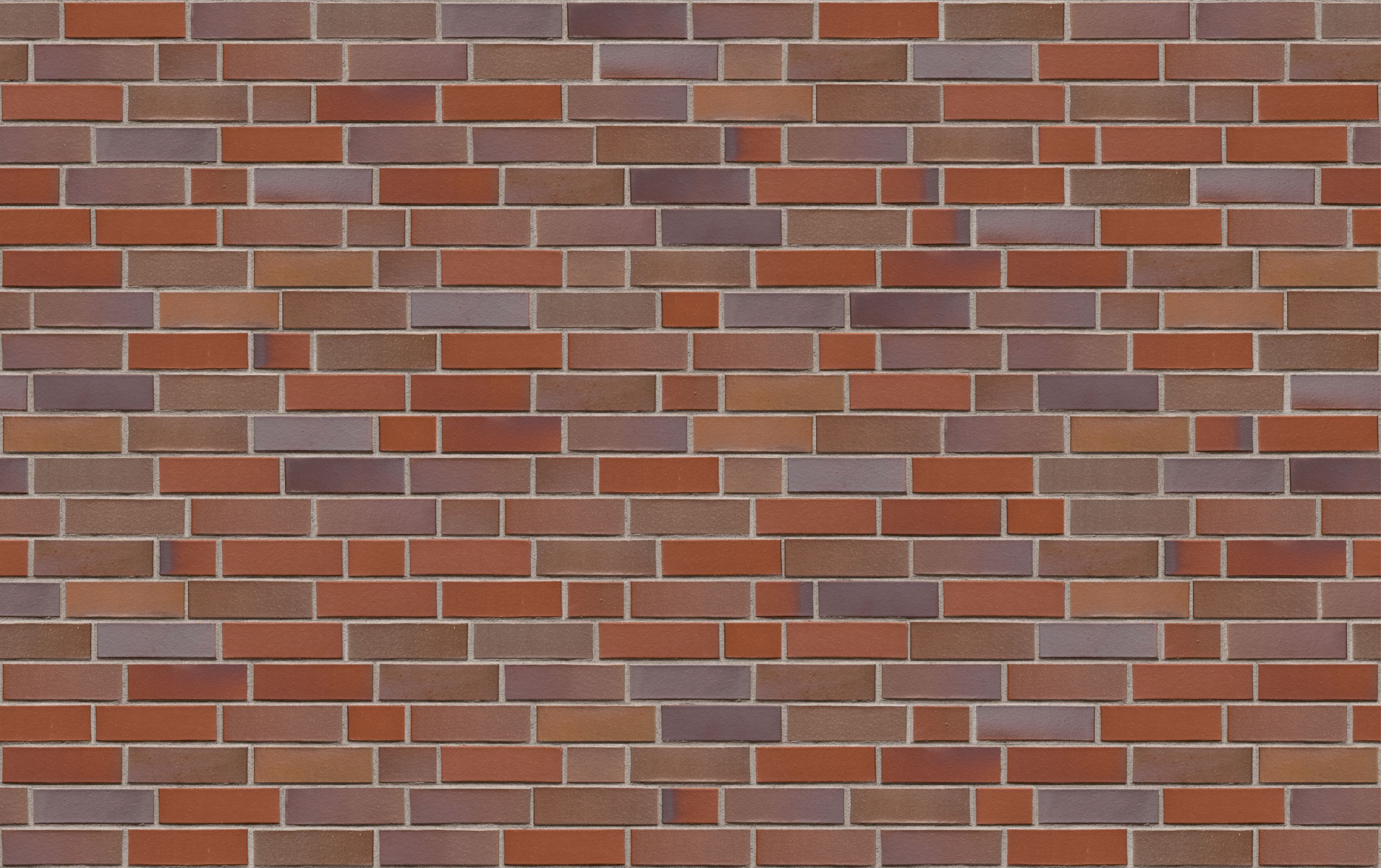 Bevergern bläulich-bunt glatt ABC кирпич клинкерный, fuga-4