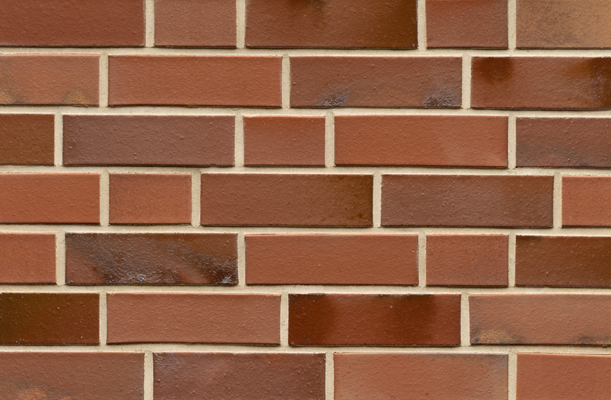 Flensburg rot Kohlebrand glatt ABC кирпич клинкерный, fuga-1