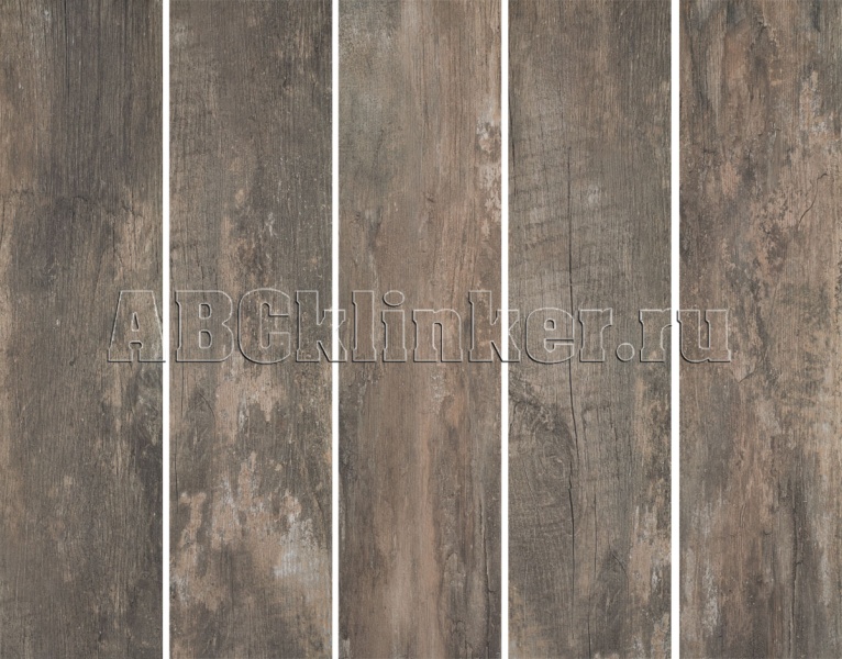 Wetwood Brown 1195х295х20 мм тротуарная плитка крупноформатная, керамогранитная Paradyz