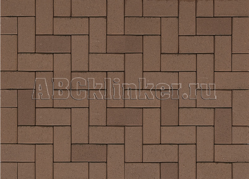 Schwarz Braun 200x100x52 мм, ABC Клинкерная тротуарная плитка - брусчатка