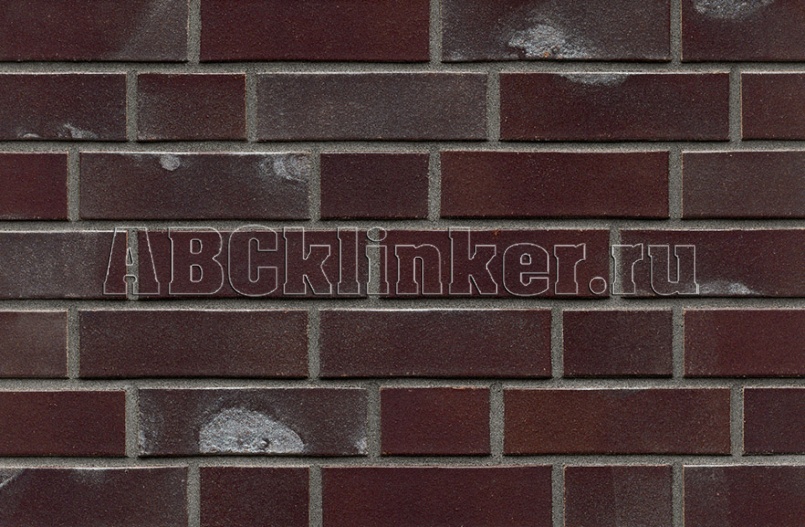 107654 Leipzig aubergine Kohlebrand, NF 240x115x71 мм, ABC кирпич клинкерный облицовочный