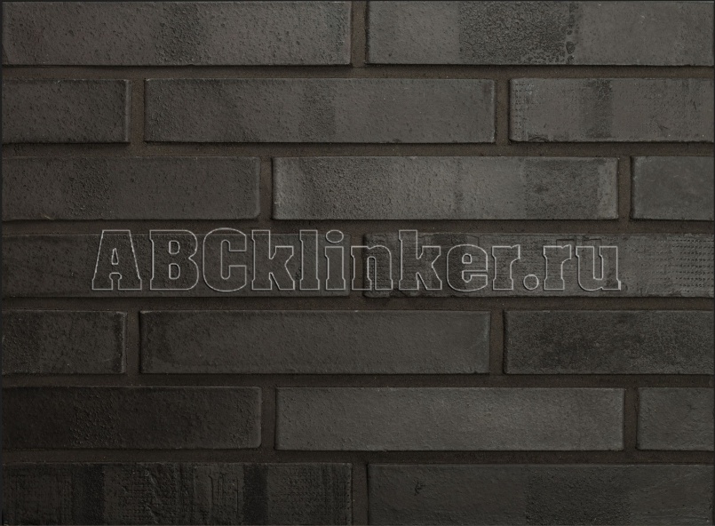 Brick Rimxen 650, антрацит 284*51*15 мм, фасадная плитка под клинкерный кирпич