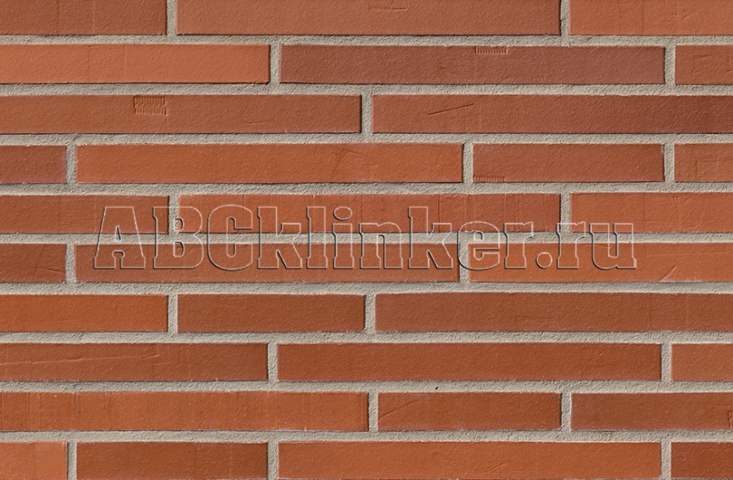 101009 Sonnenrot Hamburger Fußsortierung, LF 490x115x52 мм, ABC кирпич ригельный клинкерный Langformat