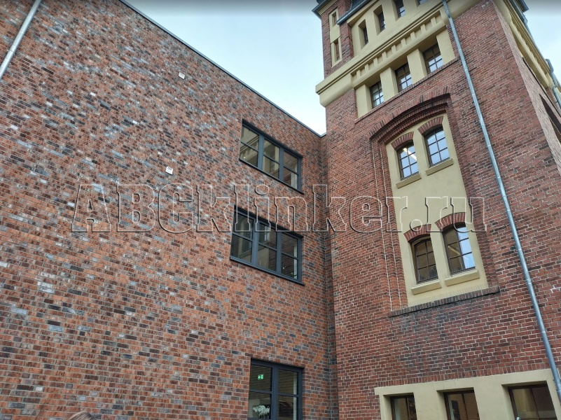 101875 Wittenburg Kohlebrand mit Sinterschmolz glatt, NF 240x90x71 мм, ABC кирпич клинкерный облицовочный