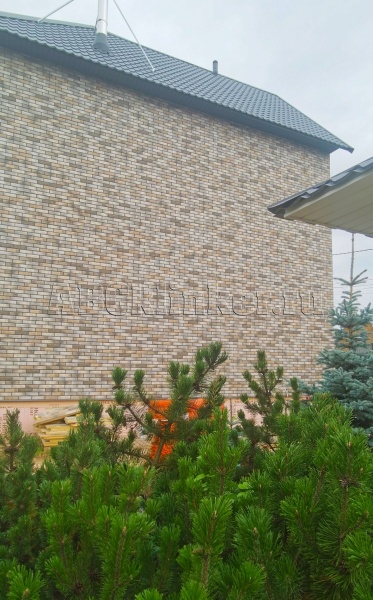 Loft Brick Pepper фасадная термопанель из пенополиуретана ППУ 65 мм