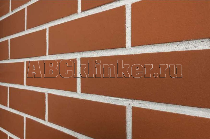 Swiss Rot glatt 240х71х7 мм, ABC Клинкерная плитка под кирпич фасадная