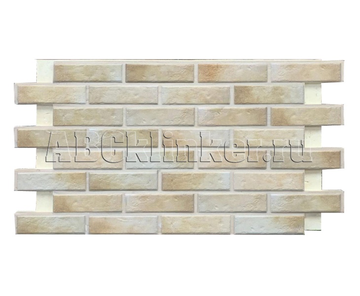 Retro Brick Salt фасадная термопанель из пенополиуретана ППУ 65 мм