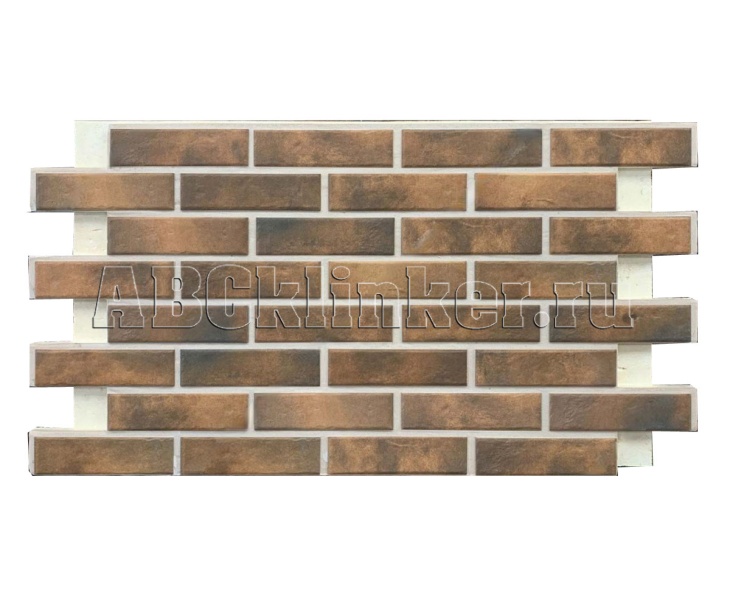 Retro Brick Chili фасадная термопанель из пенополиуретана ППУ 65 мм