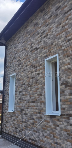 Loft Brick Pepper фасадная термопанель из пенополиуретана ППУ 65 мм