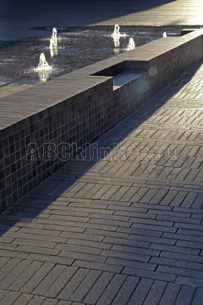Schieferschwarz 200x100x45 мм, ABC Клинкерная тротуарная плитка - брусчатка
