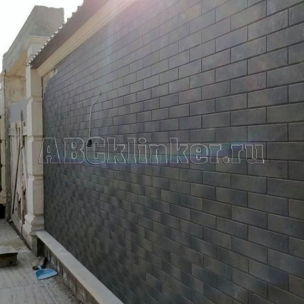 Semir Grafit 245x66x7,4 мм, клинкерная плитка под кирпич для фасада и интерьера Paradyz