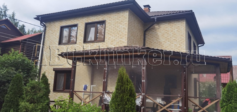 Retro Brick Salt фасадная термопанель из пенополиуретана ППУ 65 мм